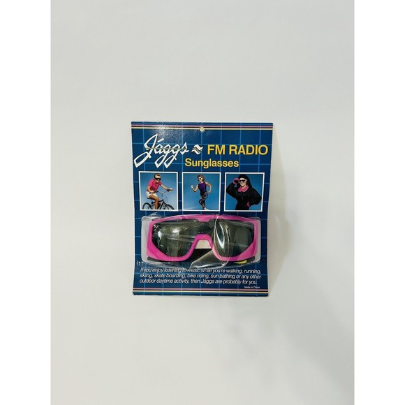 Vintage 80's Brodmann Radio Sunglasses Rare Hipster Retro Throwback Nostalgia - Picture 2 of 7